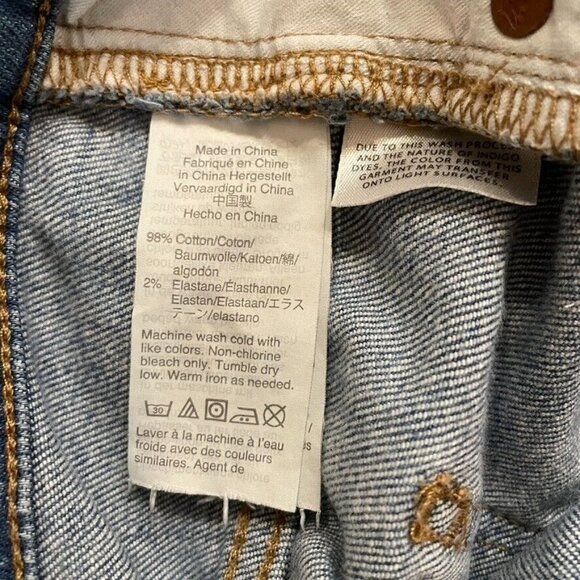 Madewell Slim Wide Leg Crop Jeans Olympia Wash - Picture 8 of 10